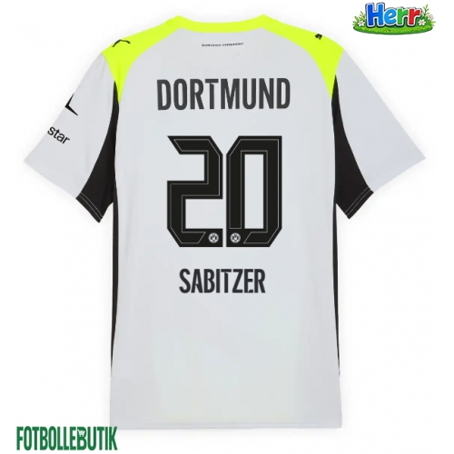 Borussia Dortmund Marcel Sabitzer #20 Bortatröja 2025-26 Kortärmad